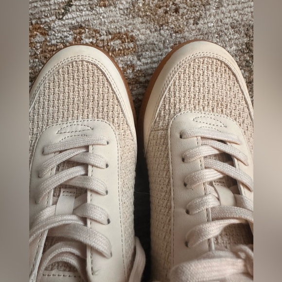J.Crew Factory Womens Ivory Sneakers. - Picture 11 of 15